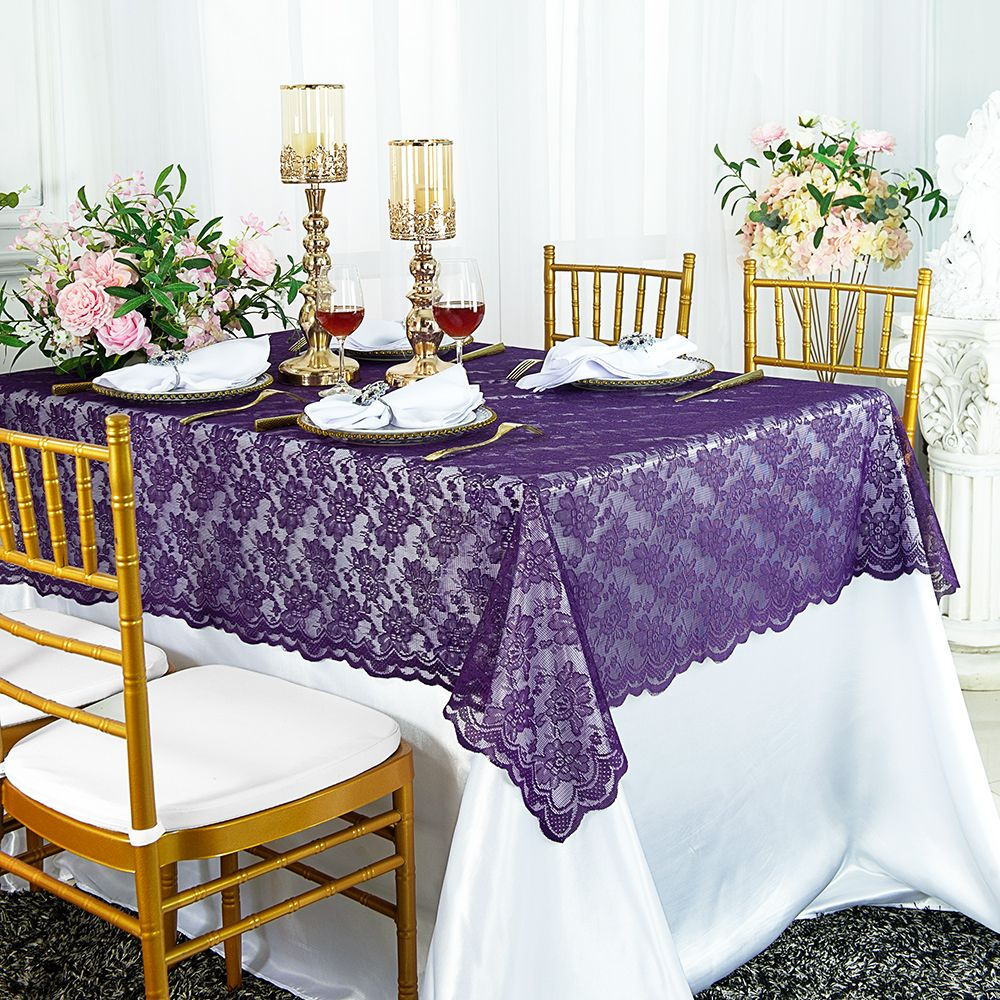 Overlays on Table in Dining room
