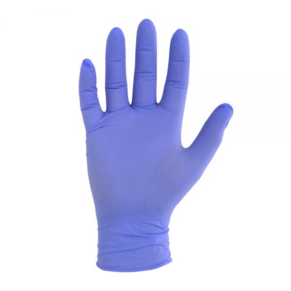 Nitrile Gloves with white background
