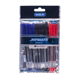 Ball point pens, blue, red, black